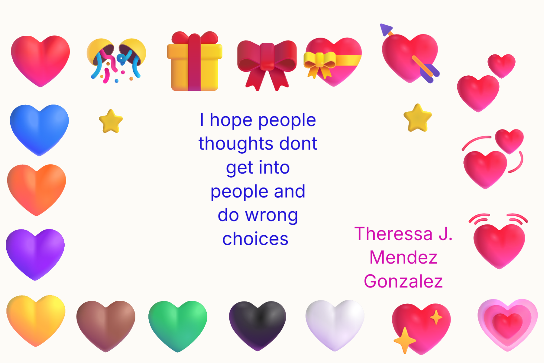 Card by Theressa Jaylyn Mendez Gonzalez